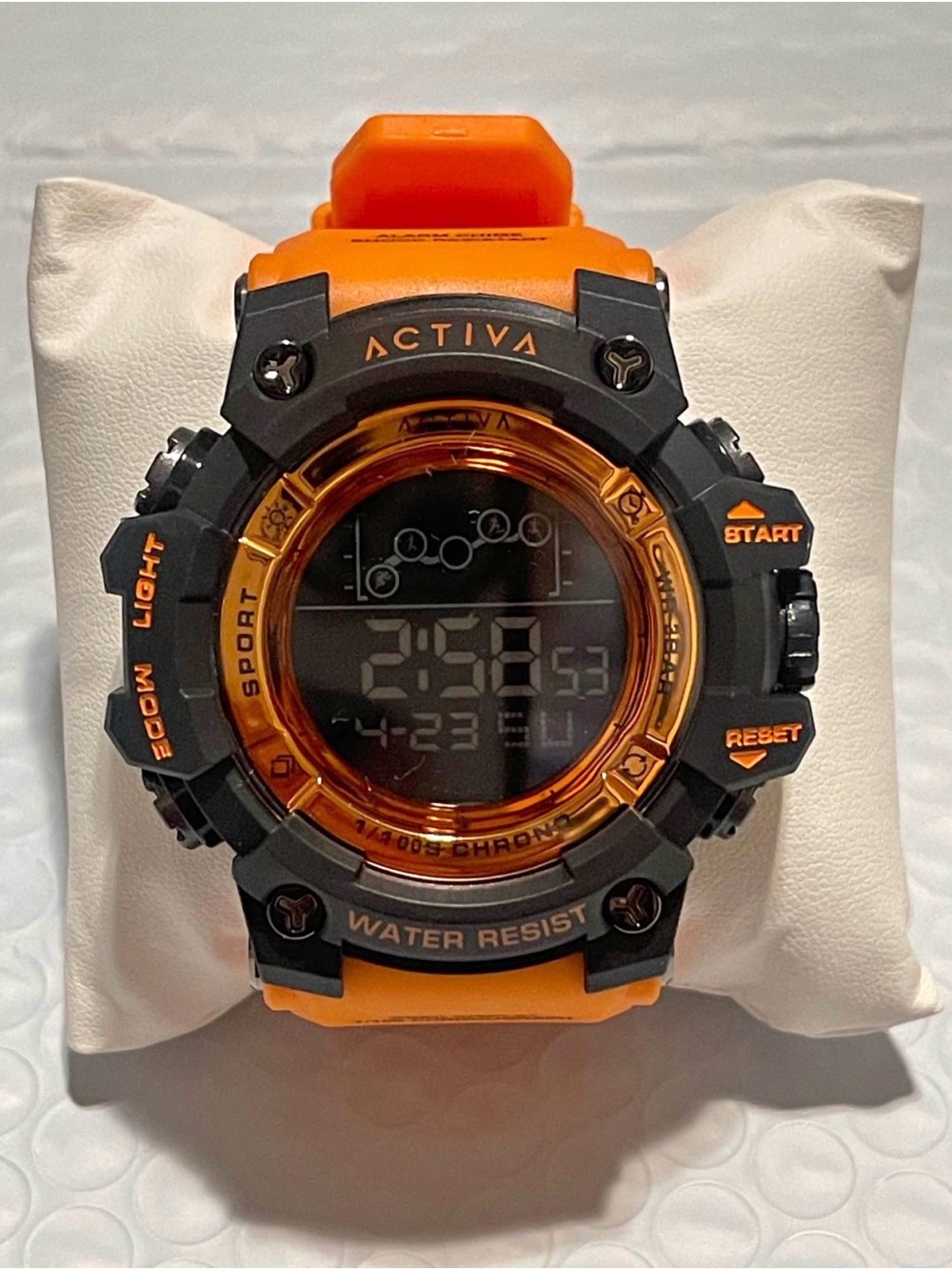 Activa Summit X Invicta Unisex Digital Watch - 50mm. Orange & Black